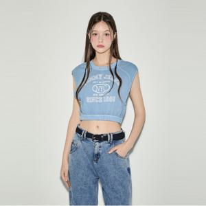 [정소가 : 88000원]타미진스 빈티지 바시티 탑 (T32E6TTO15TWT1C15)