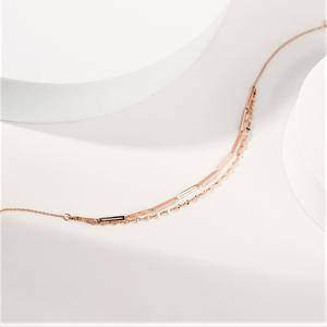 [GB] 두줄 모던 14k  GOLD 발찌 LWA22001G
