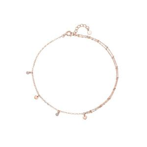 [GB] 하트 패턴 믹스체인 18k GOLD 발찌 LWA22002G