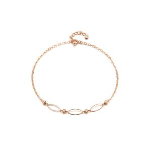 [GB] 타원형 볼 체인 18K GOLD 발찌 LWA18012G
