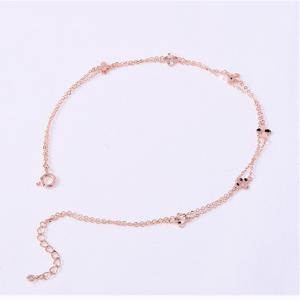 [GB] 네잎클로버링 18K GOLD 발찌 LWA19005G