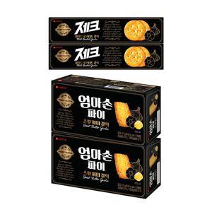 고메갈릭 제크100gx2개+엄마손파이127gx2개