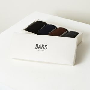 액세서리 [[25SS]] DBSS5E300BK [남성장목4족] 면혼방 솔리드 장목 4족세트