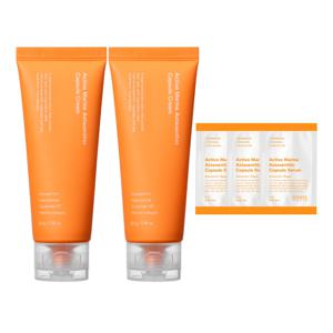 액티브 마린 아스타잔틴 캡슐 크림 50g 2개+아스타세럼 2ml 3매