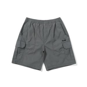 컬러아이 카고 세미오버핏 4부 반바지 CHARCOAL