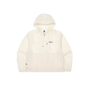 스몰로고 초경량 후드 자켓 우먼 IVORY