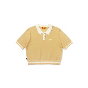 썸머 폴로 니트 우먼 YELLOW