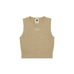 프로페셔널 니트 나시 탑 우먼 BEIGE