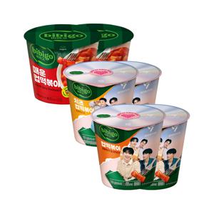 비비고 컵떡볶이 x6개(오리지널 x2개+스파이시 x2개+치즈 x2개)