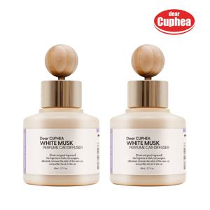 디어 쿠페아 차량용 디퓨저 화이트머스크 80ml 2입 x1개