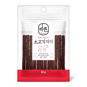 촉촉한식감/바른져키 소고기맛80g 국내생산