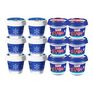 찰떡우유빙수설 250mlx6 + 일품 팥빙수 240mlx6