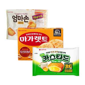 마가렛트 오리지날 352gx1 + 카스타드 230gx1 + 엄마손파이 254gx1