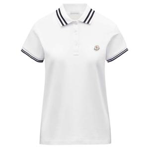 [명품]  24SS 여성 라이닝 카라 티셔츠 화이트 8A000 09 84720 001