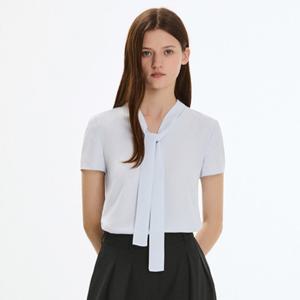 [25 S/S] 베이직 타이넥 블라우스