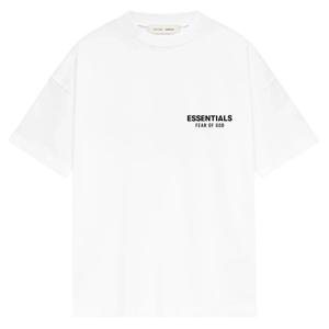 [명품]  에센셜 25SS 남성 클래식 핏 반팔티셔츠 125AS254192F BRIGHT WHITE