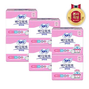 쏘피 바디피트 볼록맞춤 중형 16P x 6팩