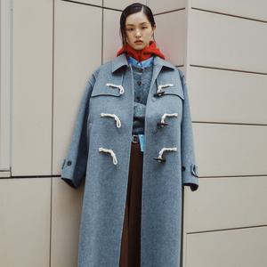 시스티나AWHCTO41020 건플랩 더플 핸드메이드 코트