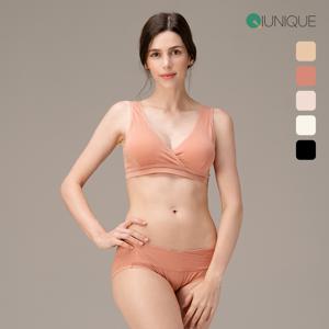 국내생산 면모달 모코랩 임산부 수유 브라2P+팬티2P 세트