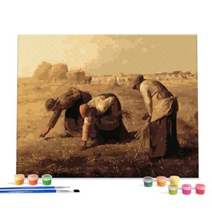 DIY캔버스형 그림그리기 40x50cm 밀레-이삭줍는여인들
