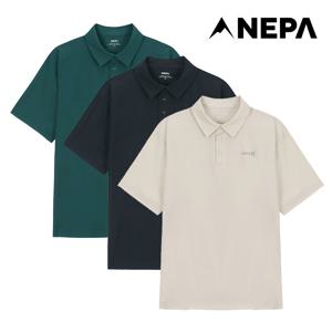 남성 패턴 우븐 폴로티셔츠 7L35220