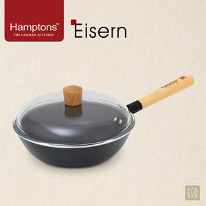 아이젠(Eisern) 무쇠 인덕션 궁중팬 24cm+유리뚜껑