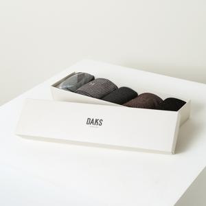 액세서리 [[25SS]] DBSS5E301G2 [남성장목5족] 면혼방 혼합패턴 장목 5족 세트