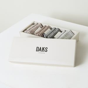 액세서리 DBSS5E712BK [무압박][여성발목4족] 하운드투스 배색 면혼방 발목 4족세트