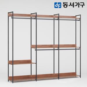 아티몬 시스템 드레스룸 2400 5단 행거 / 철제 옷장 수납장 시스템 행거