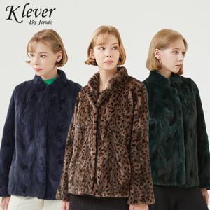 [최초가 990000원] 진도 Klever 데일리 스크랩 유색 밍크자켓 (K5W2MJ04_)