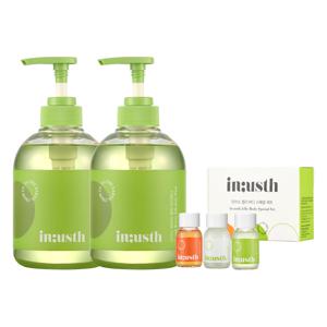 인어스 워터리 젤리 바디워시 490ml X 2개 + 인어스 미니키트