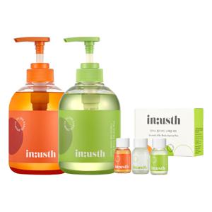 인어스 아크네 젤리 바디워시 490ml + 워터리 젤리 바디워시 490ml + 인어스 미니키트