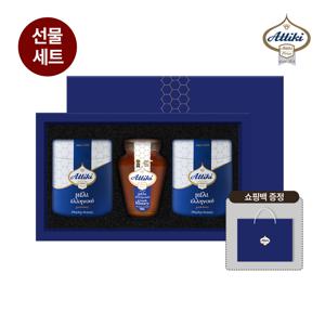 [아티키] 그릭 허니 타임 자연꿀 500g 1병 + 타임 스틱 2박스