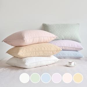 ON 피그먼트 베개커버 (2 size, 6colors)