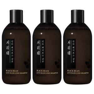 [꽃을든남자] 서리태 안티헤어로스 샴푸 300ml x 3개
