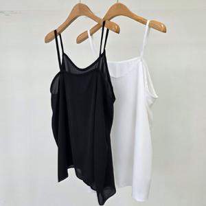 [브리치]  / 빅사이즈끈나시 U170L503 심플무지이너탑블라우스 LT