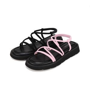 [본사운영] 바바라 세븐플로어 크로스 밴딩 스트랩 여성샌들 3.5cm_SFI337