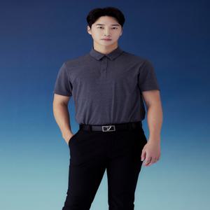 남성 골프 멜란지 냉감 반팔 티셔츠(ON) VOTSP475_CG