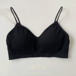 [브리치] 바이름 /  캡부착 브라렛 세트 노와이어 브라탑 패드 이너웨어 스포츠탑 속옷구성