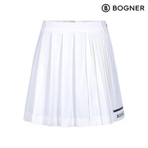 [보그너] 여성 플리츠 스커트 WHITE