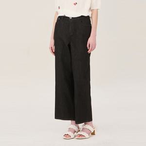 [본사] [Online Exclusive] 베이직 일자핏 데님 팬츠_BADPE2531BK