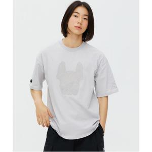 공용 레이스라독 아플리케 반팔 티셔츠_LW232TS125