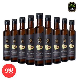 올바이오 엑스트라 버진 아보카도 오일 250ml x 9병