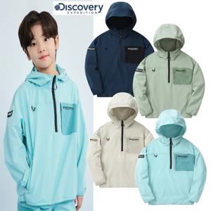 [디스커버리키즈] 택가 109,000원 DKTR34041 키즈 우븐 트레이닝 후드 아노락