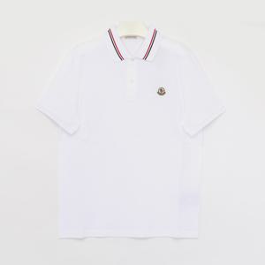 패치로고 카라 삼선 스트라이프 반팔 남성 PK티셔츠 8A00021 89A16 002