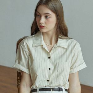 Veining  Pocket Shirt - Ivory