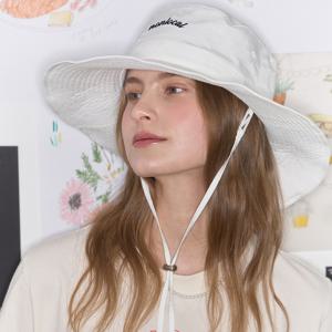 Nylon Strap Safari Bucket Hat - Off White