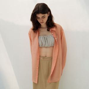 SEE-THROUGH SHIRT - ORANGE