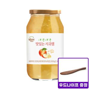 사각사각 맛있는 사과잼 810g+우드나이프