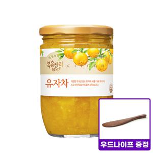 복음자리 유자차 620g+우드나이프